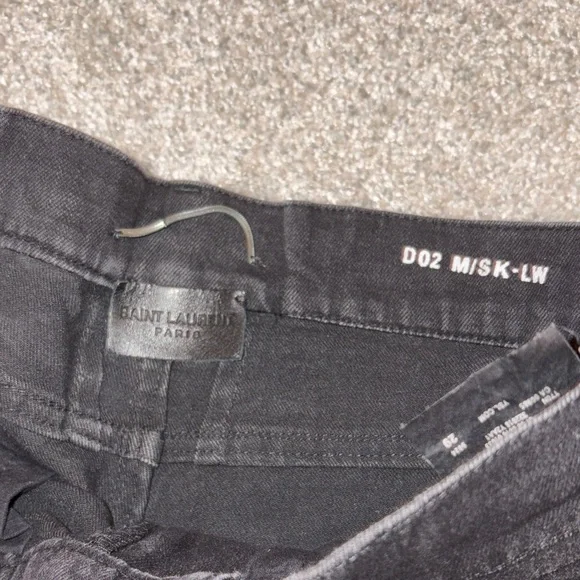 Saint Laurent Black Denim Jeans